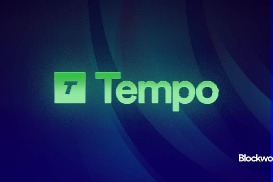 Blockchain Tempo levanta US$ 500 milhões na rodada da Série A: relatório