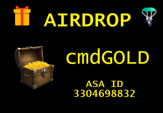 airdrop cmdgold algorand community