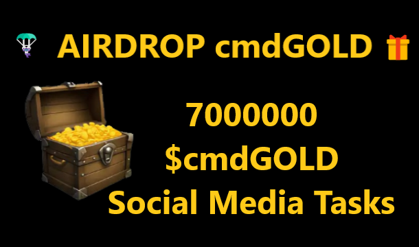 airdrop cmdgold social media tasks